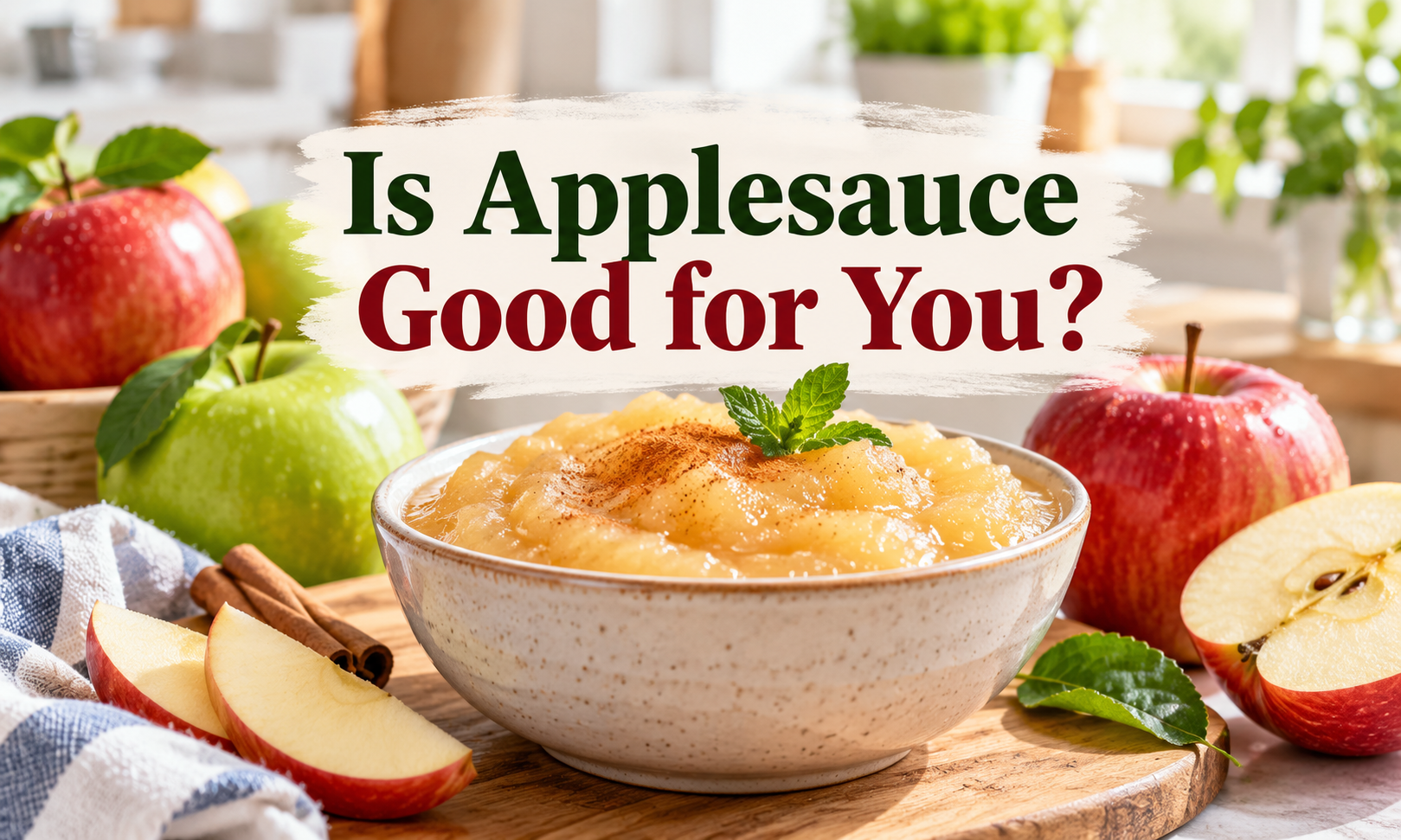 Is Apple Sauce Good for You? Nutrition, Benefits, Sugar, and Better Choices